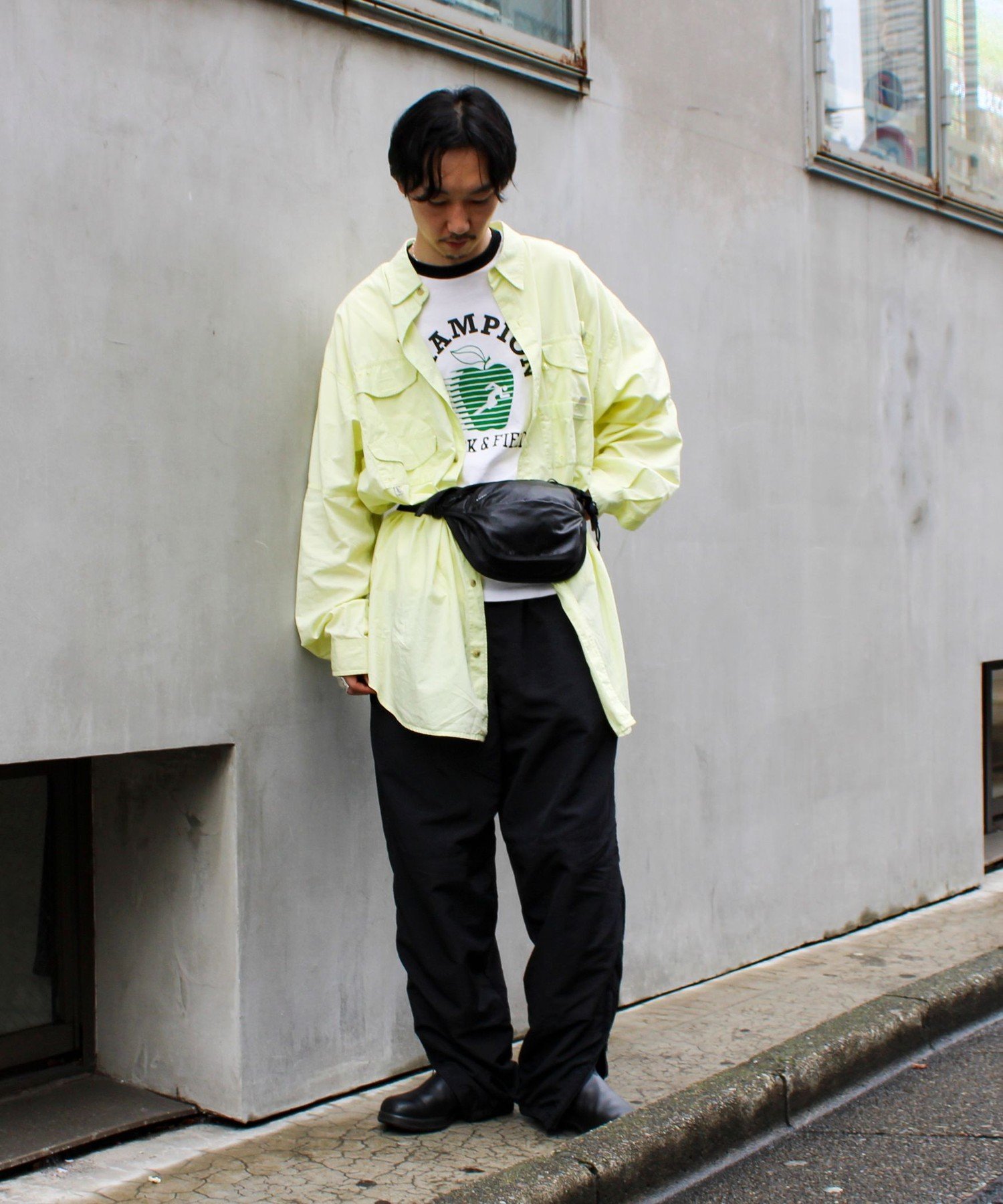 【SALE／10%OFF】GLOSTER 【A SCENE/エーシーン】N waist フレディ アンド グロスター バッグ ショルダーバッグ ブラック【送料無料】