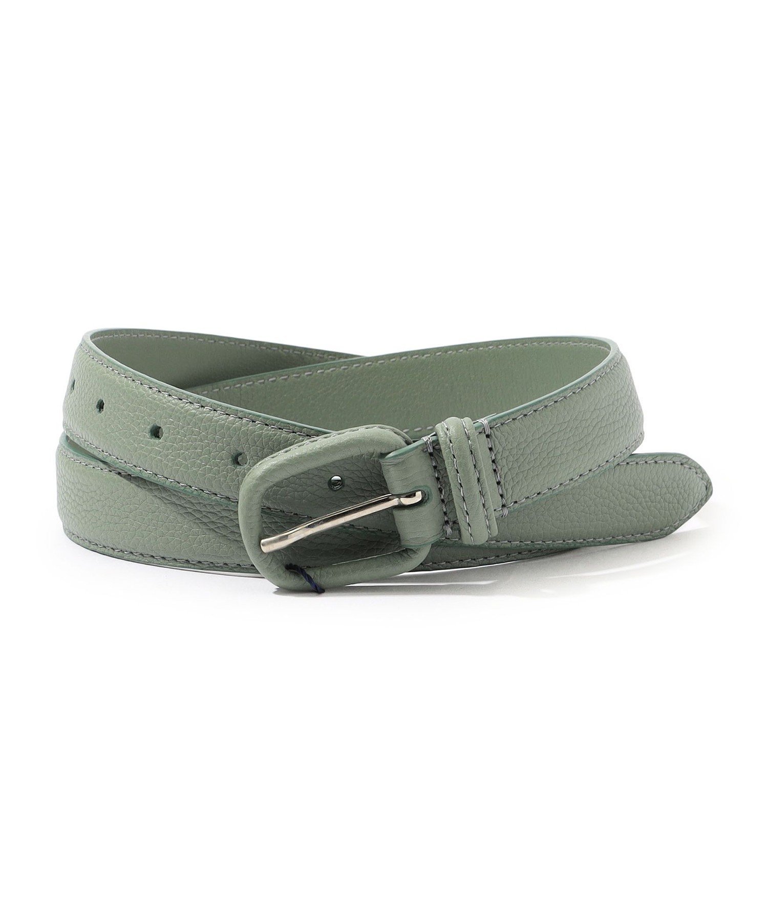 【SALE／55%OFF】TOMORROWLAND GOODS Anderson's 革巻きバックル シュリンクレザーベルト トゥモローランド ファッション雑貨 ベルト ブルー グリーン【送料無料】