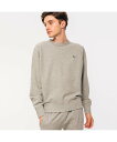 LACOSTE レギュラーフィット プレミアムコットンクルーネックスウェット ラコステ カットソー スウェット ホワイト ブラック ネイビー オレンジ【送料無料】