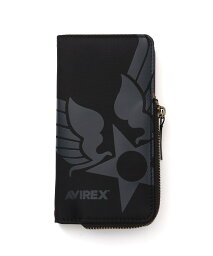 AVIREX iPhone 14 Pro 手帳ケース/ブラック アヴィレックス ファッション雑貨 その他のファッション雑貨 ブラック【送料無料】