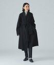 EFFE BEAMS ラップガウン リバーコート デミルクス ビームス ジャケット・アウター その他のジャケット・アウター ブラック【送料無料】