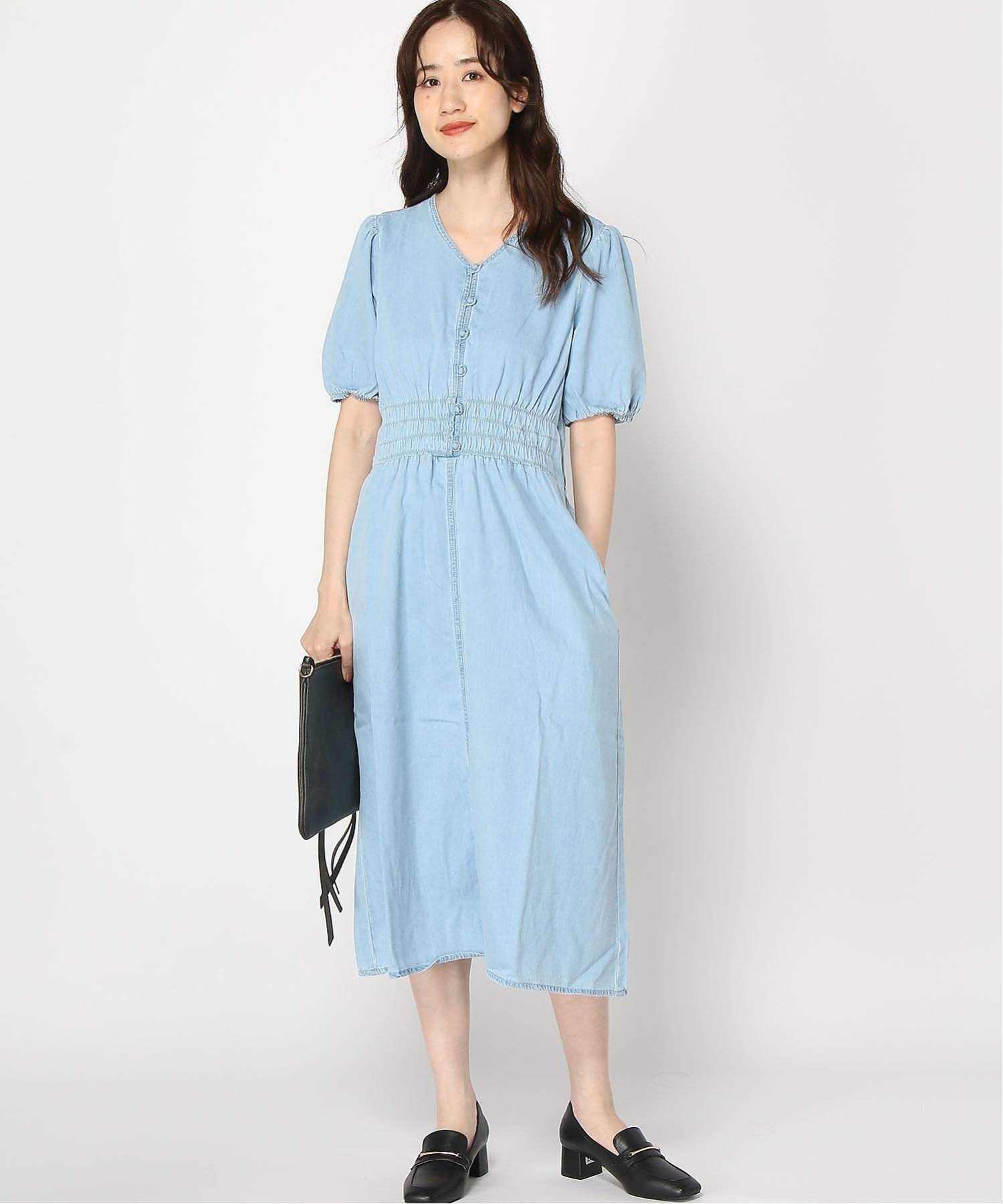 GUESS (W)Denim Dress QX s[XEhX s[X u[yz