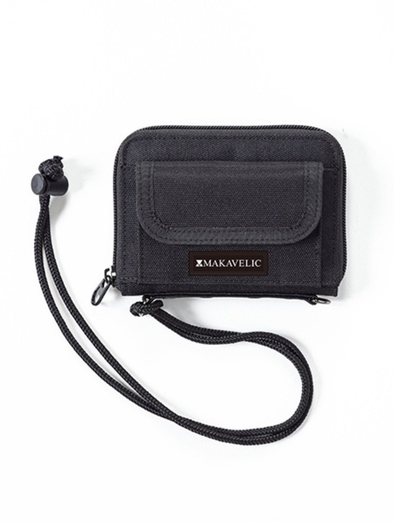 MAKAVELIC MAKAVELIC NECKSTRAP WALLET / 財布 / コインケース マキャベリック バッグ リュック・バックパック ブラック【送料無料】