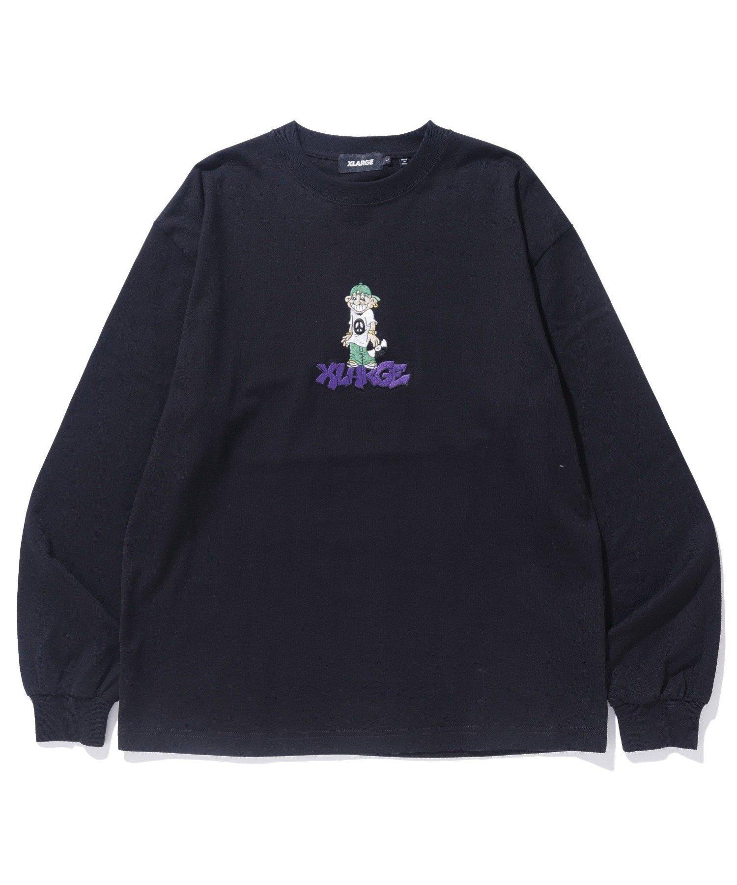 楽天Rakuten FashionXLARGE MUSIC LOVER L/S TEE ロンT 長袖 XLARGE エクストララージ トップス カットソー・Tシャツ ブラック グリーン ホワイト【送料無料】