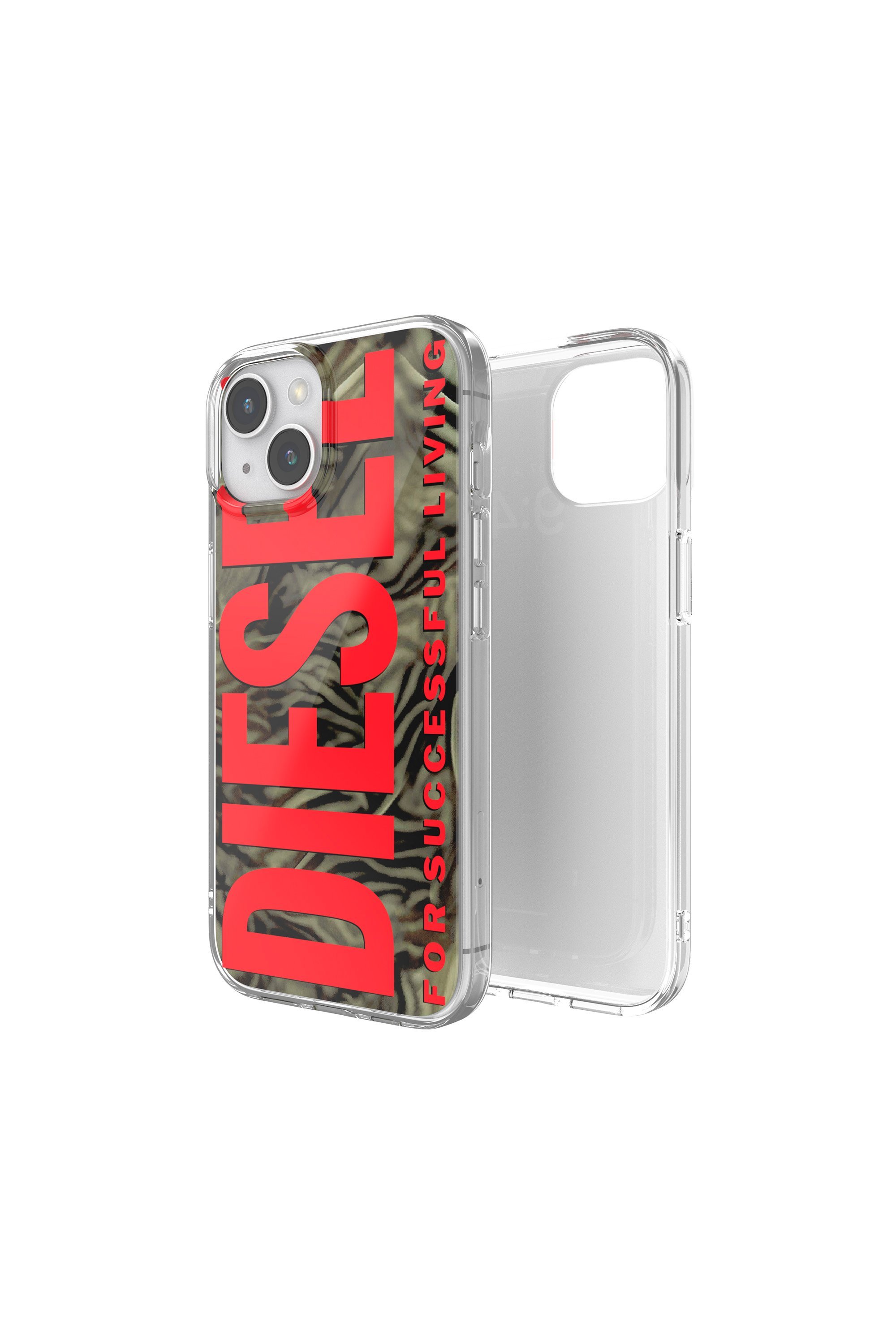 ディーゼル スマホケース メンズ DIESEL アイフォンケース iPhone 15 ディーゼル スマホグッズ・オーディオ機器 スマホ・タブレット・PCケース/カバー レッド【送料無料】