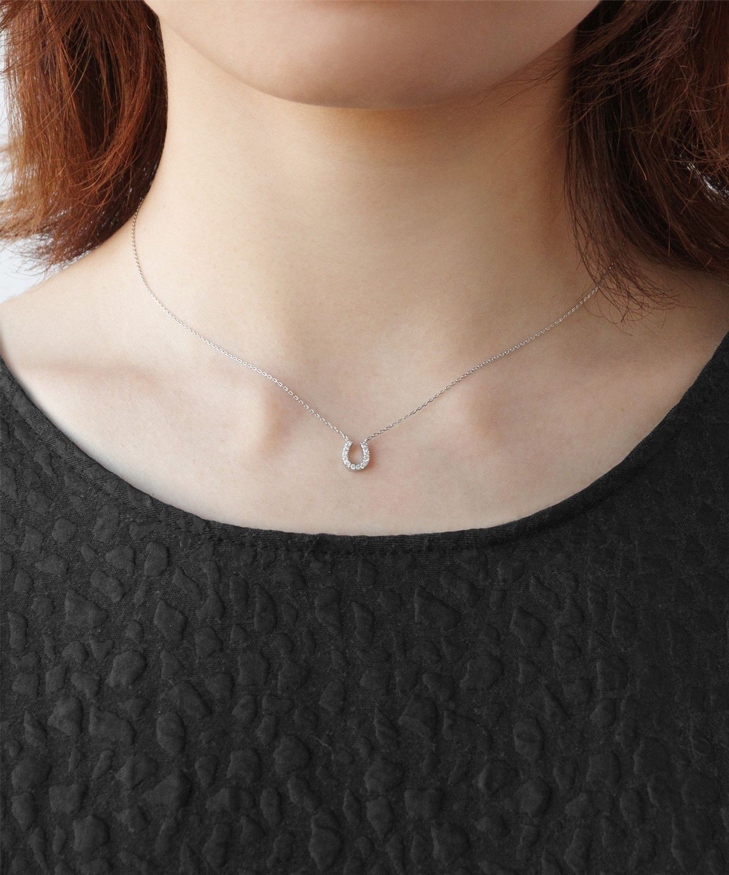 TOCCA 【WEB限定】DIAMOND HORSESHOE PLATINUM NECKLACE プラチナ ダイヤモンド ネックレス トッカ アクセサリー・腕時計 ネックレス シルバー【送料無料】