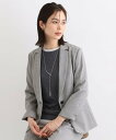 【SALE/60%OFF】INDIVI 【定番スーツ/洗える/メランジ】ウールライクテーラードジャケット インディヴィ スーツ・フォーマル セットアップスーツ ...