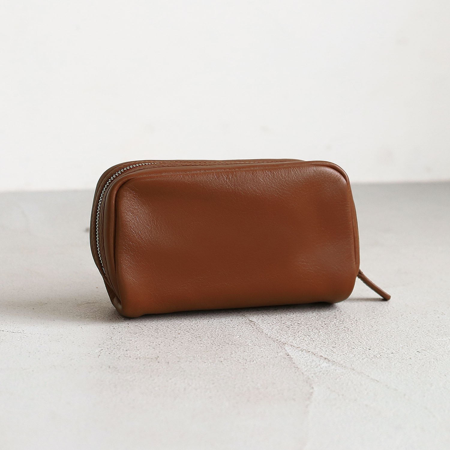 BLUE SINCERE 本革 ポーチ 大容量 5ポケット 自立 化粧ポーチ コスメポーチ メイクポーチ ブルーシンシ..