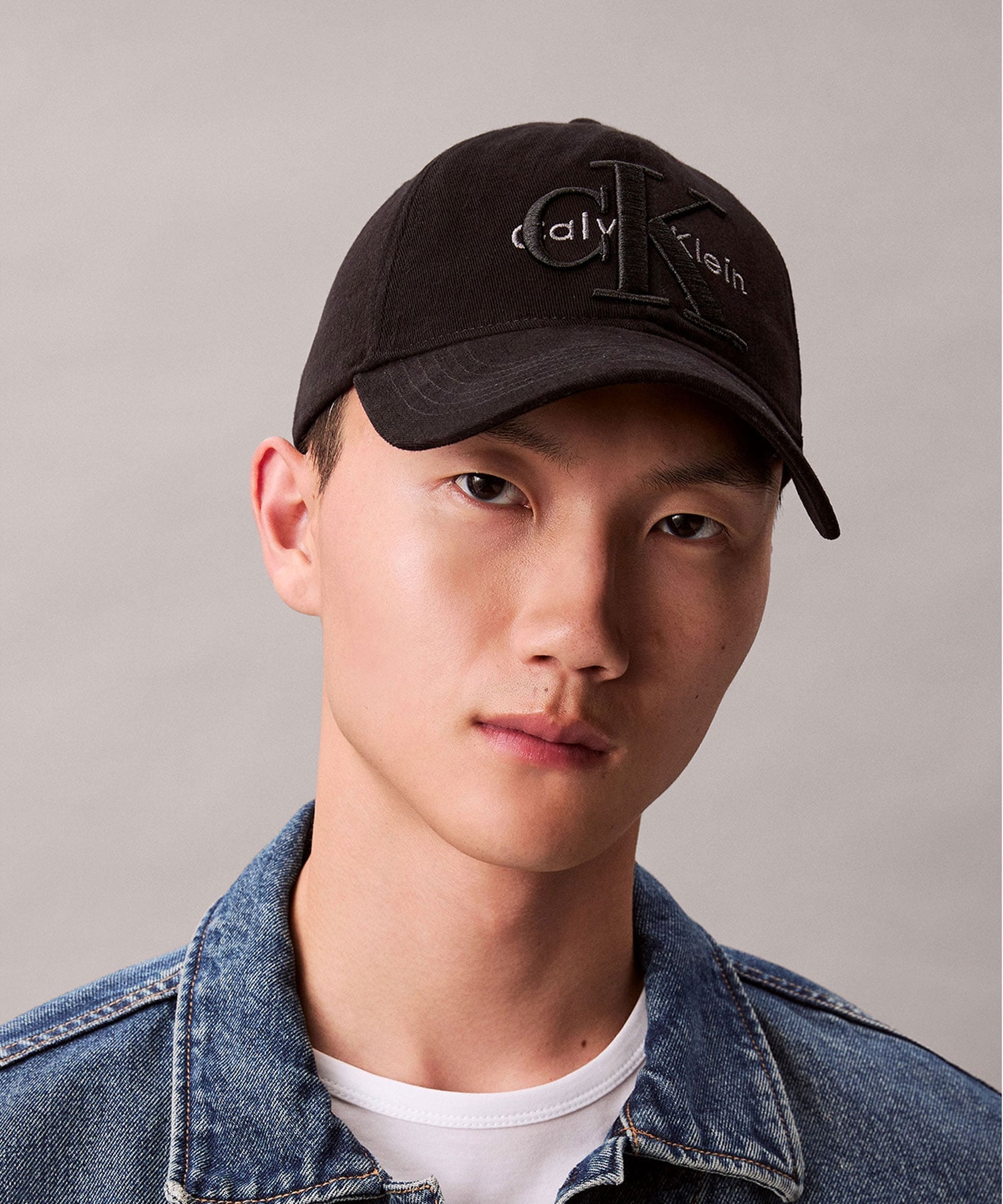 Calvin Klein (M)【公式ショップ】 カルバンクライン ラージレイヤード モノグラムキャップ Calvin Kle..