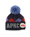 ANPANMAN KIDS COLLECTION APKC/(K)アーガイル柄ニット帽 アンパンマンキッズコレクション 帽子 ニット帽・ビーニー ネイビー ベー...