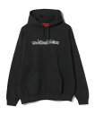 【SALE／50%OFF】BEAMS T SauRas Being / LINE LOGO HOODIE ビームス アウトレット トップス スウェット・トレーナー ブラック【送料無料】