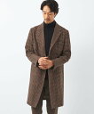 グリーンレーベルリラクシング ジャケット メンズ 【SALE／70%OFF】UNITED ARROWS green label relaxing ＜Loro Piana(ロロ ピアーナ)＞ストーム チェスター コート -撥水・防風- ユナイテッドアローズ アウトレット ジャケット・アウター その他のジャケット・アウター ブラウン ネイビー【送料無料】