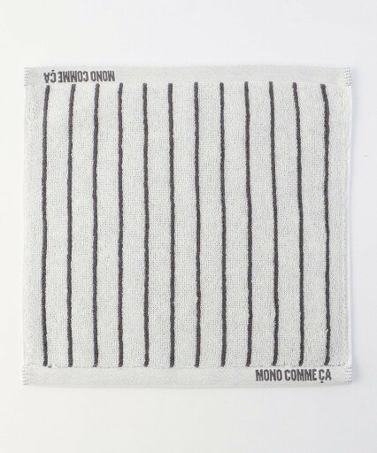 MONO COMME CA ハンカチタオル ストライプ柄 コムサイズム ファッション雑貨 ハンカチ・ハンドタオル ネイビー ホワイト MONO COMME CA ハンカチタオル ストライプ柄 コムサイズム ファッション雑貨 ハンカチ・ハンドタオル ネイビー ホワイト