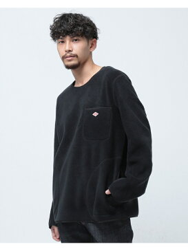 BEAMS MEN DANTON / Fleece Crewneck Pullover ビームス メン カットソー スウェット ブラック ネイビー【送料無料】