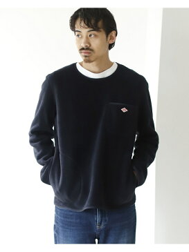 BEAMS MEN DANTON / Fleece Crewneck Pullover ビームス メン カットソー スウェット ブラック ネイビー【送料無料】