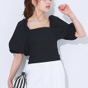 【SALE/60%OFF】Rouge vif la cle 【セットアップ対応】リボンボリュームスリーブブラウス ルージュ・ヴィフ ラクレ トップス シャツ・ブラウス ブラック ベージュ【送料無料】