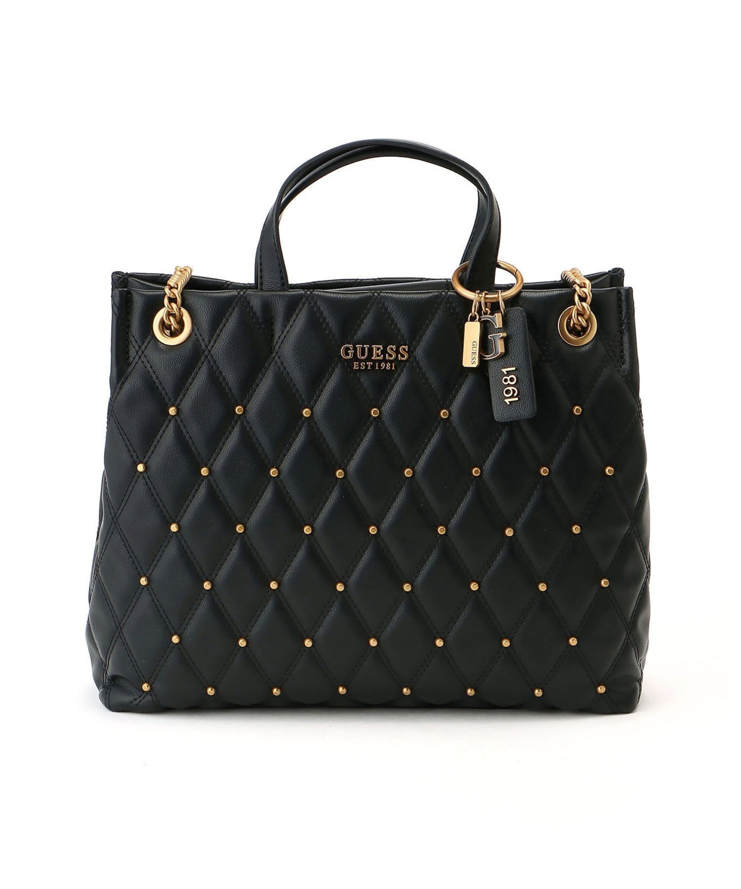GUESS トートバッグ (W)TRIANA Girlfriend Shopper ゲス バッグ トートバッグ グリーン ブルー ブラック ホワイト