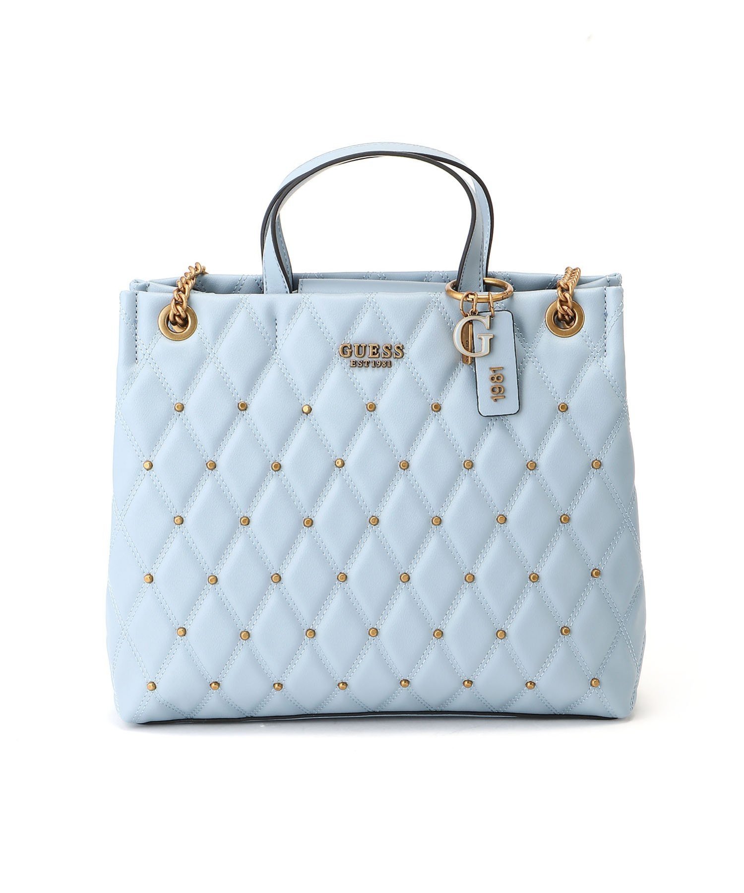 GUESS トートバッグ (W)TRIANA Girlfriend Shopper ゲス バッグ トートバッグ グリーン ブルー ブラック ホワイト