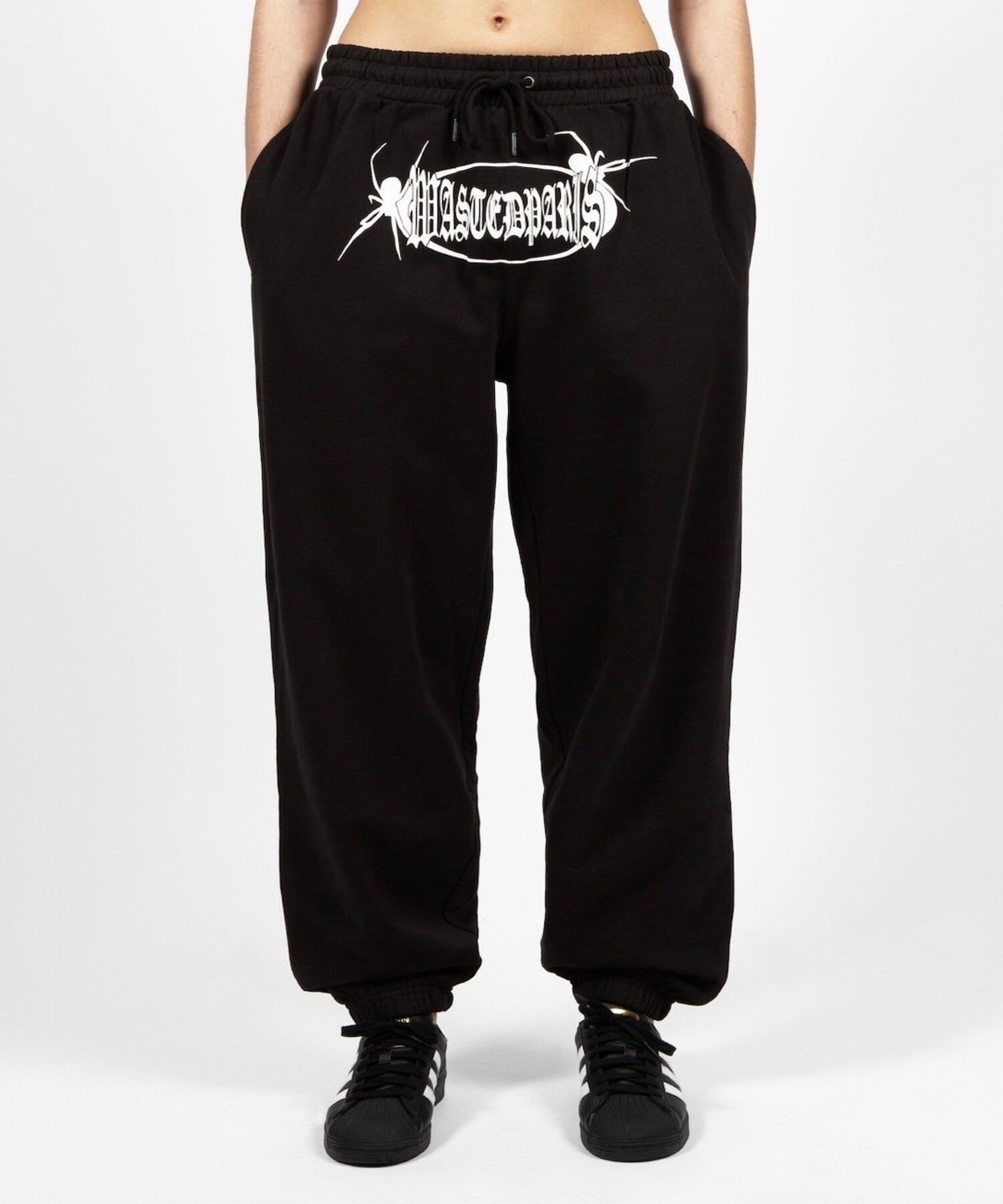 WASTED PARIS 【WASTED PARIS】JOGGING BOILER ネバーマインドザエックスユー／チカシツプラス パンツ ジャージ・スウェットパンツ グレー ブラック