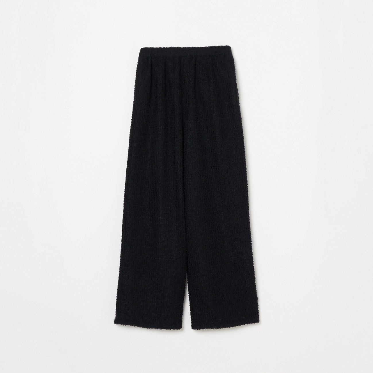 HELIOPOLE FEATHER TULLE EASY PANTS エリオポール パンツ その他のパンツ ブラック ホワイト