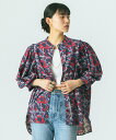 【SALE/5%OFF】GENE HEAVENS GENE HEAVENS/INDIGO FLOWER SHIRTS ローズバッド トップス シャツ・ブラウス ...