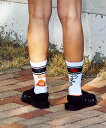 GSC GOODS & SHOES SELECT 【GSC別注】POLeR/ポーラー POLeR×GSC FURRY HEART SOCKS ゴースローキャラバン 靴下・レッグウェア 靴下 ブラック ホワイト