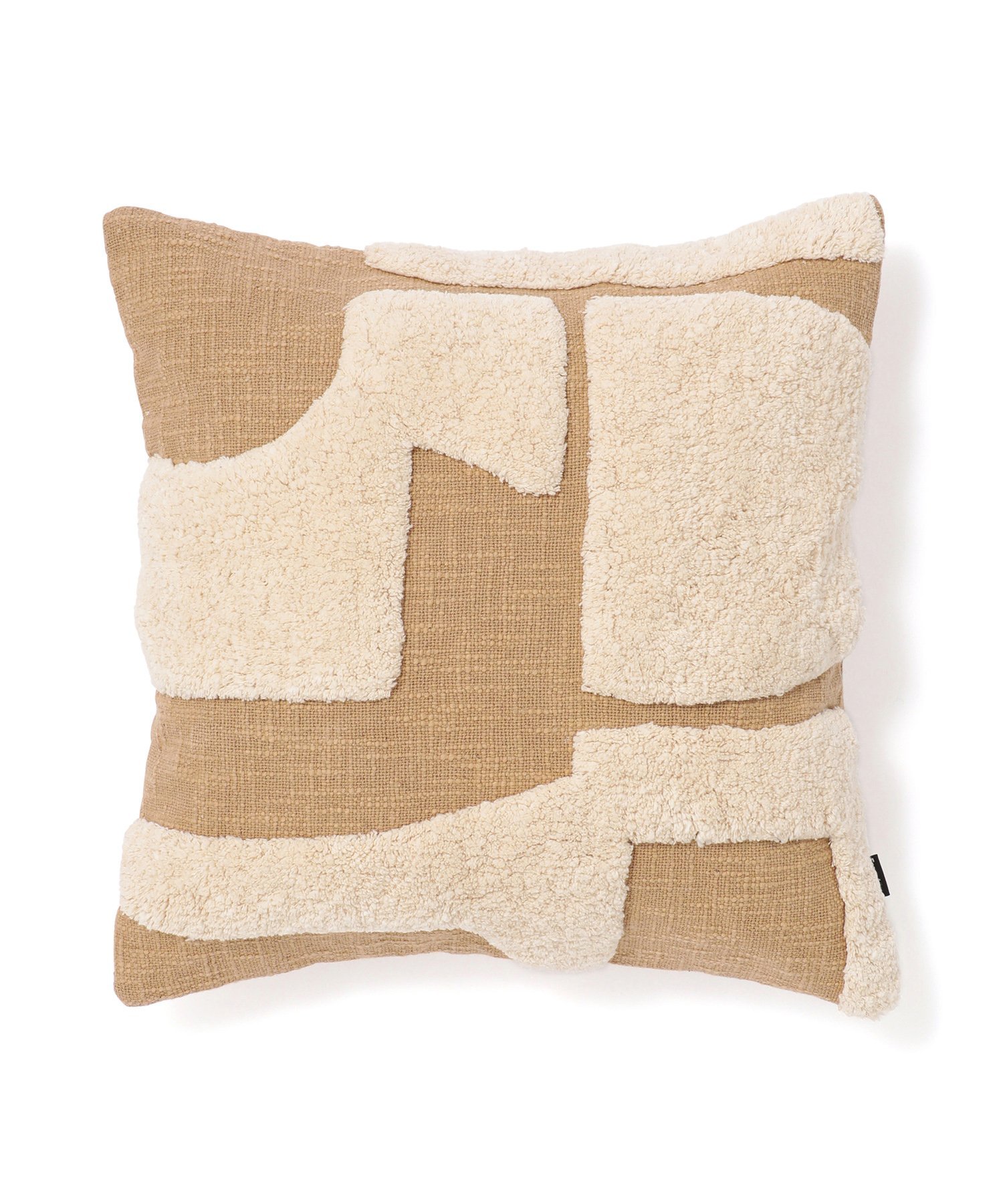 Francfranc タフトキカ クッションカバー 45*45 ベージュ(014) フランフラン インテリア・生活雑貨 ク..