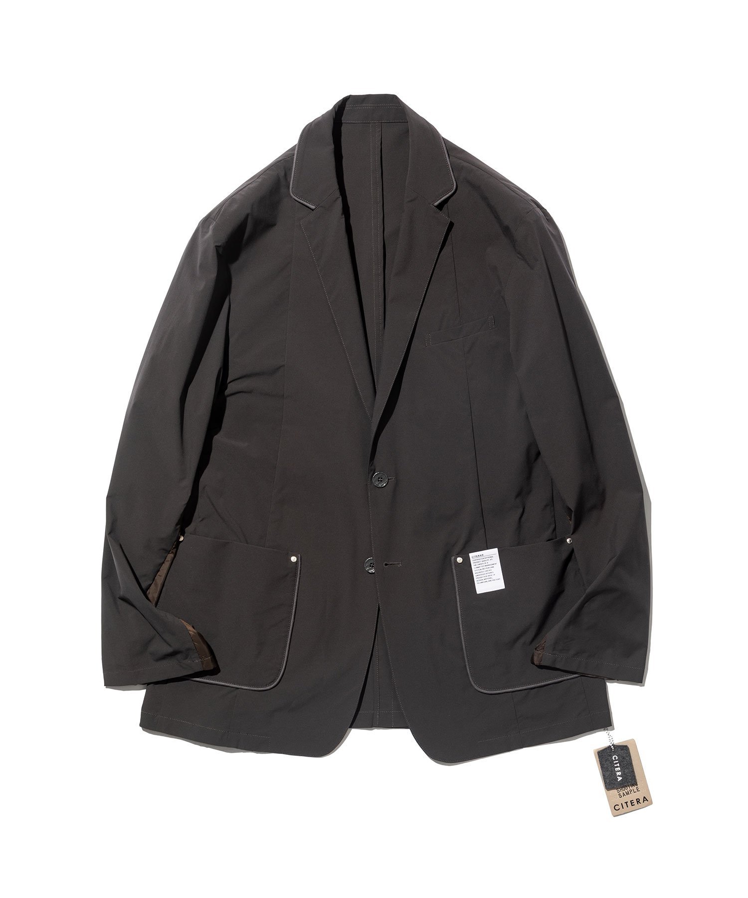 CITERA ECKE JKT シテラ ジャケット・アウター テーラードジャケット・ブレザー ブラック グレー【送料無料】
