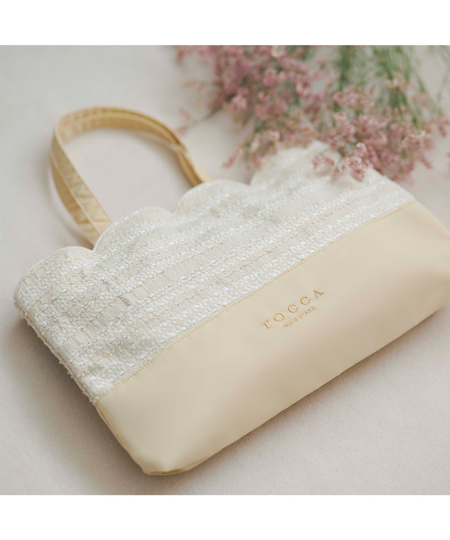 TOCCA 【A4サイズ対応・一部カラー撥水】DEAR EMILY BAG サブバッグ トッカ バッグ トートバッグ ホワイト ブラック