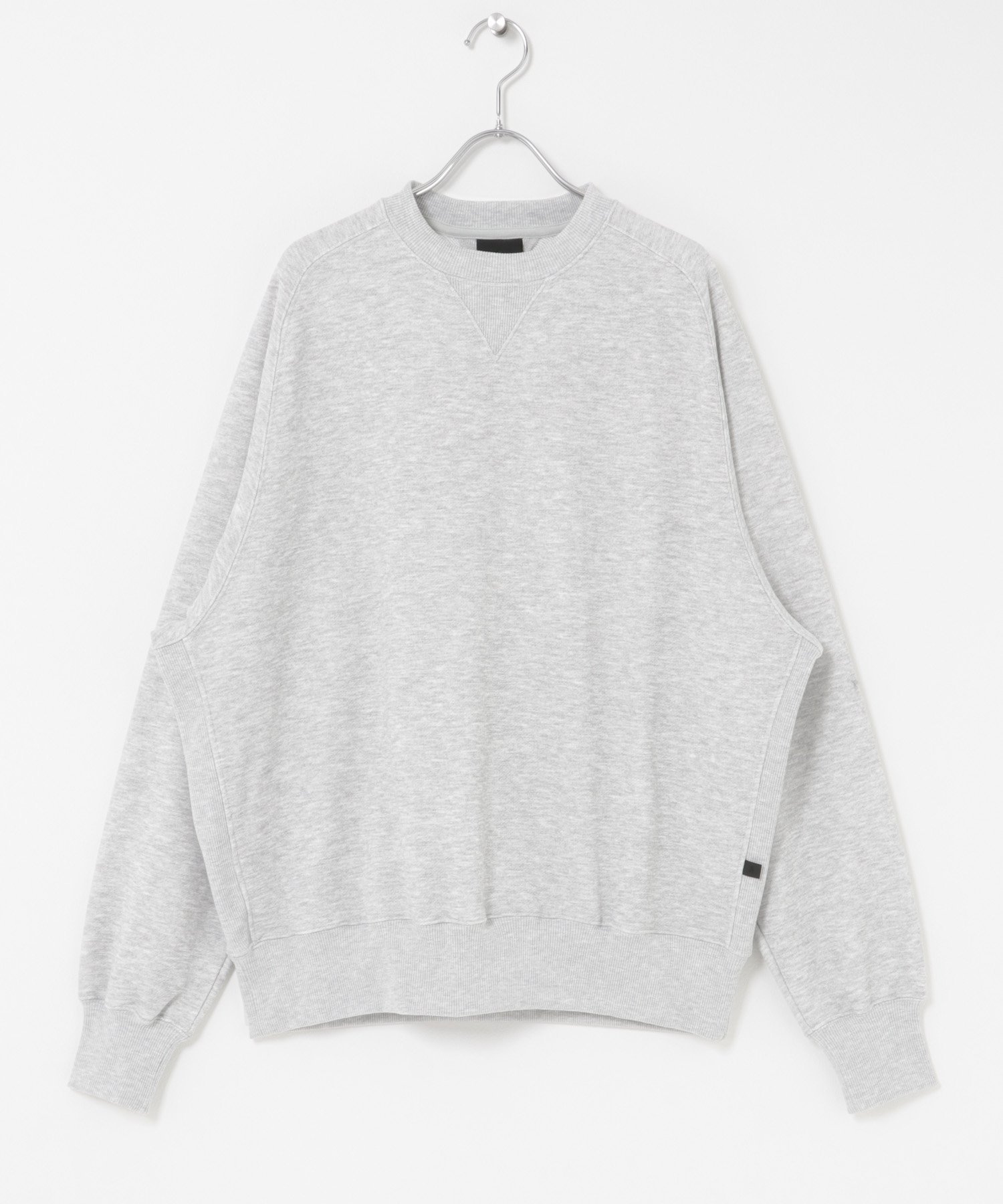 URBAN RESEARCH BUYERS SELECT DAIWA PIER39 TECH SWEAT CREW FREEDOM SLEEVE ユーアールビーエス トップス スウェット・トレーナー グレー ブラック【送料無料】