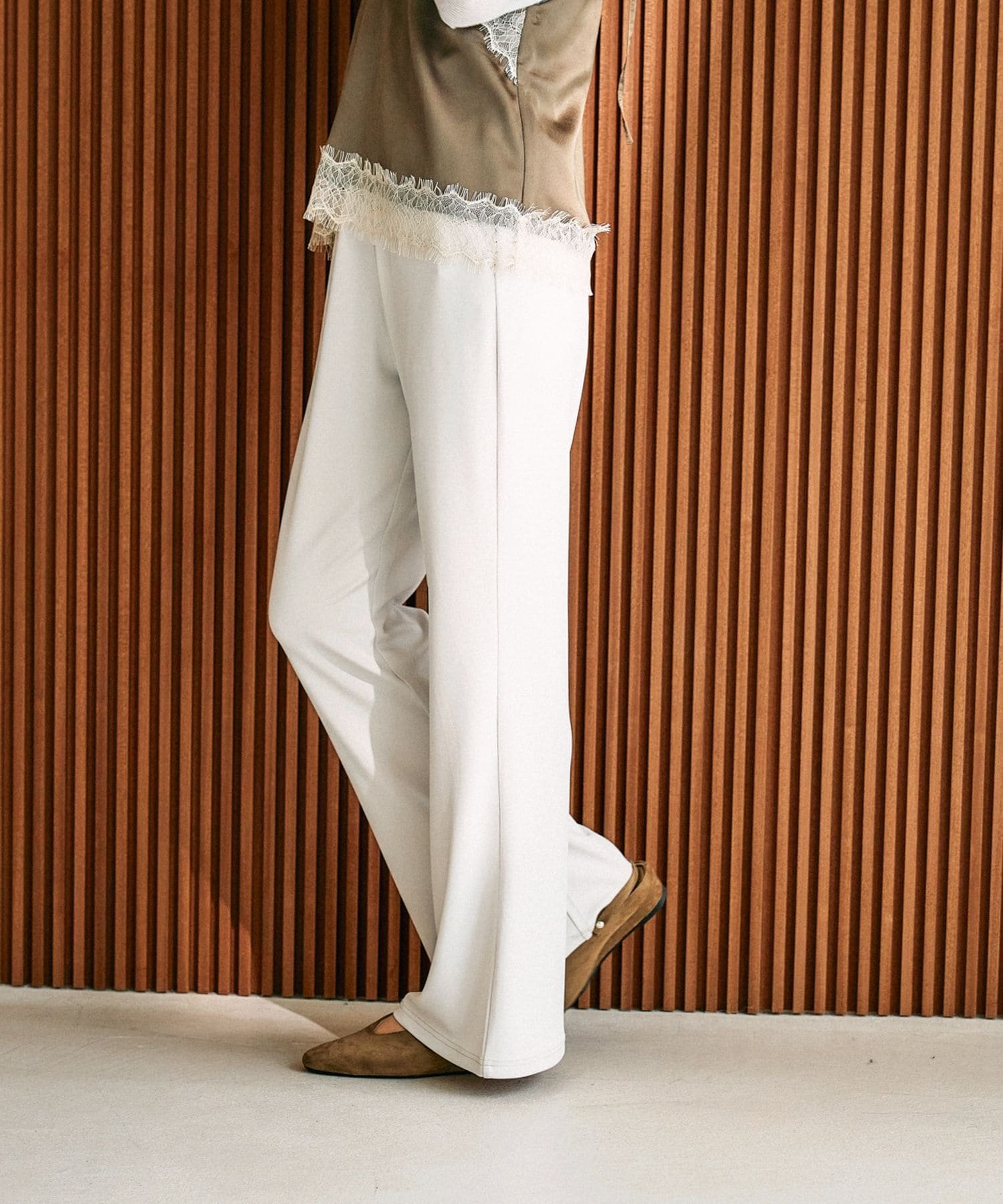 【SALE／30%OFF】LEPSIM ソフトドレープパンツ レプシィム パンツ その他のパンツ ホワイト ブラック ブラウン ブルー グレー stylife-15516611 Rakuten Fashion サンプル画像2