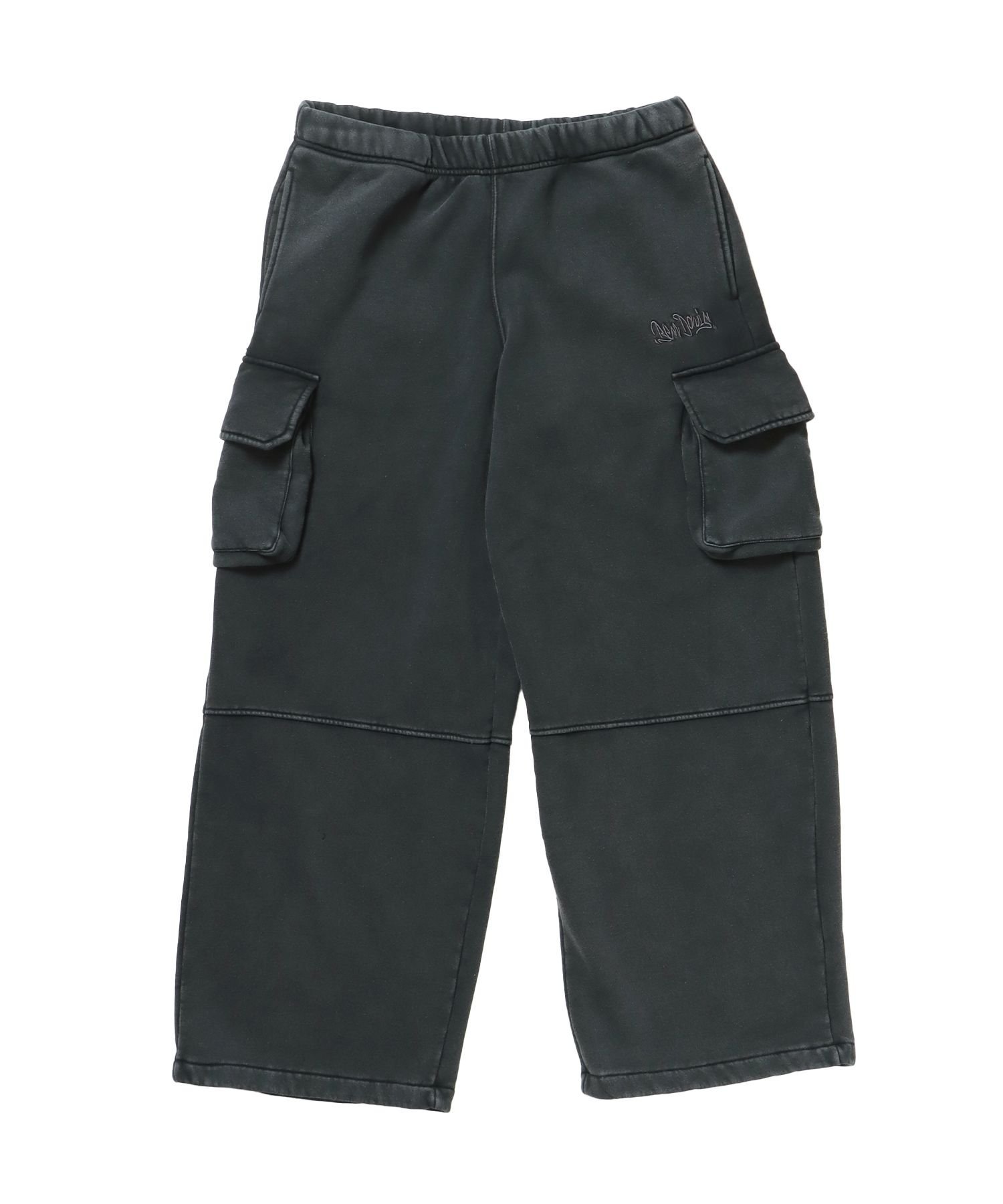 BEN DAVIS / WHITE LABEL 【BEN DAVIS(ベンデイビス)】FADED SWEAT CARGO PANTS ナバル パンツ その他のパンツ ブラック【送料無料】