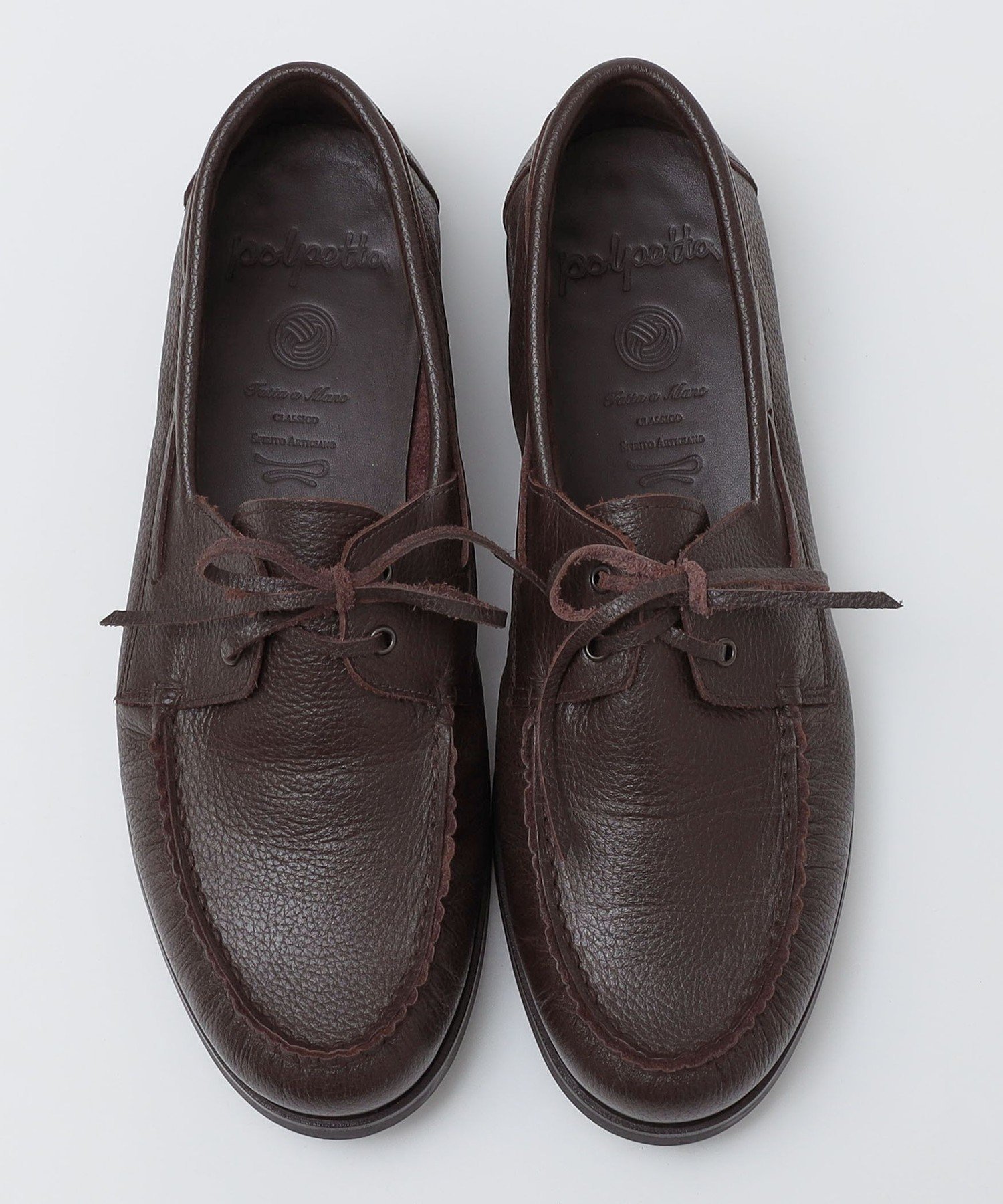 SHIPS MEN 【SHIPS別注】polpetta: モカシン シップス シューズ・靴 モカシン・デッキシューズ ブラウン ブラック【送料無料】