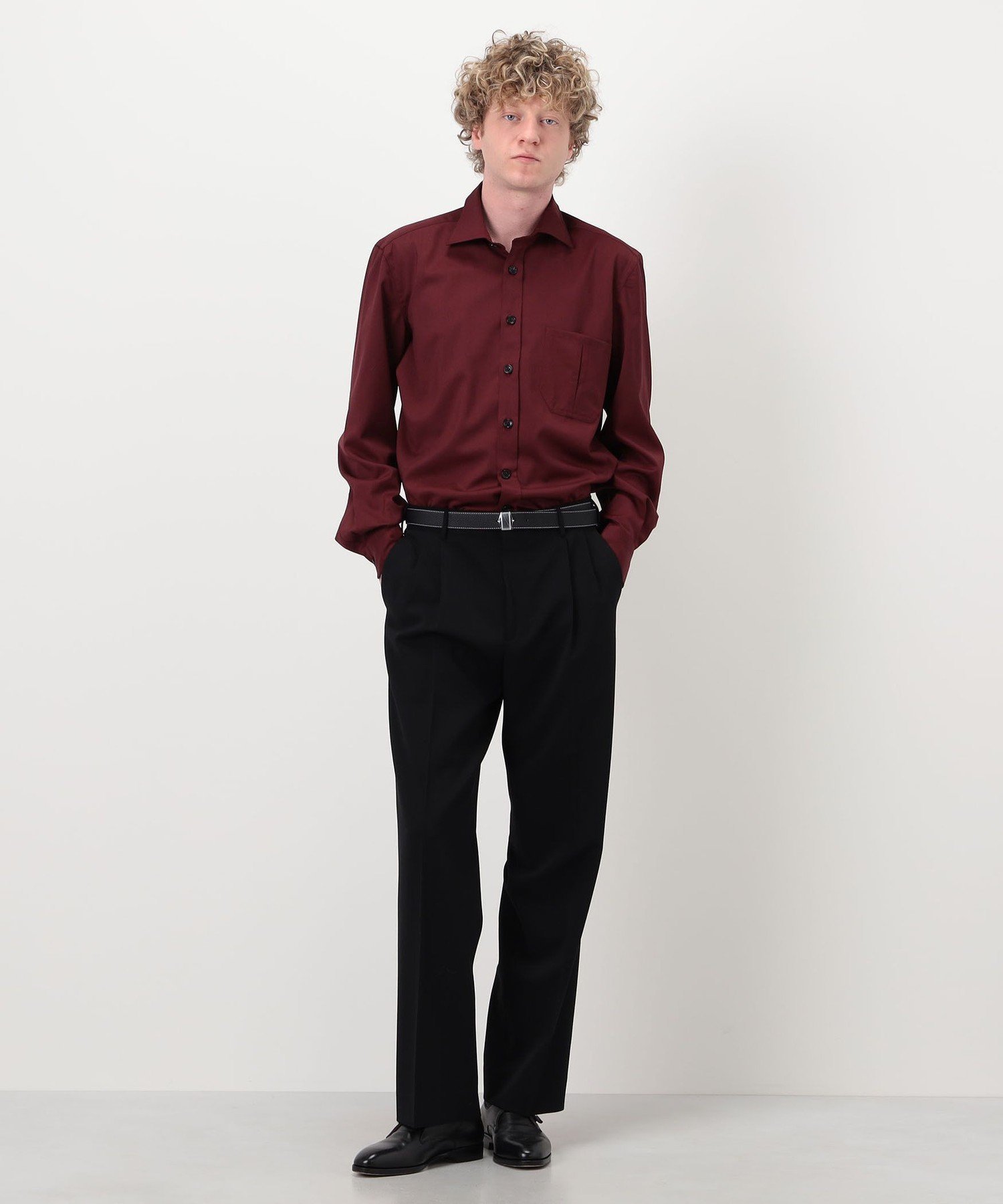 【SALE／50%OFF】TOMORROWLAND BUYING WEAR ERRICO FORMICOLA ウール オーバーシャツ トゥモローランド トップス シャツ・ブラウス レッド【送料無料】