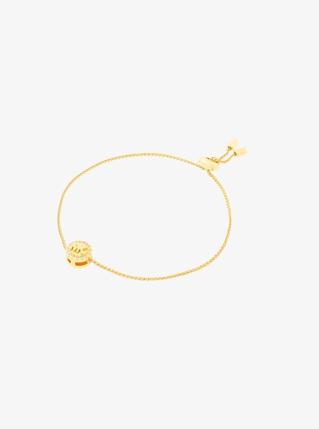 【SALE／50%OFF】MICHAEL KORS パヴェ ロゴ スライダー ブレスレット マイケルコース マイケル・コース アクセサリー・腕時計 ブレスレット・バングル ゴールド【送料無料】