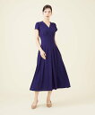 Sybilla タッキングデザインドレス シビラ ワンピース・ドレス ドレス ネイビー ブラック【送料無料】