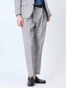 【SALE/15%OFF】TAKA-Q TechLinen スリムフィット ノータックパンツ ライトグレー(セットアップ可能) タカキュー スーツ・フォーマル ...