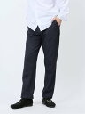 【SALE/30%OFF】TAKA-Q 【24AW】 TechMove スリムフィット ノータックパンツ デニム紺(セットアップ可能) タカキュー スーツ・フォ...