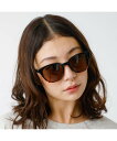 Rouge vif la cle 【LE FOON / ルフォーン】キャッツアイサングラス ルージュ・ヴィフ ラクレ ファッション雑貨 メガネ ブラウン ブラッ...