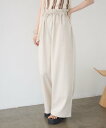 【SALE/10%OFF】RETRO GIRL ワイドスラックス レトロガール パンツ スラックス・ドレスパンツ ベージュ