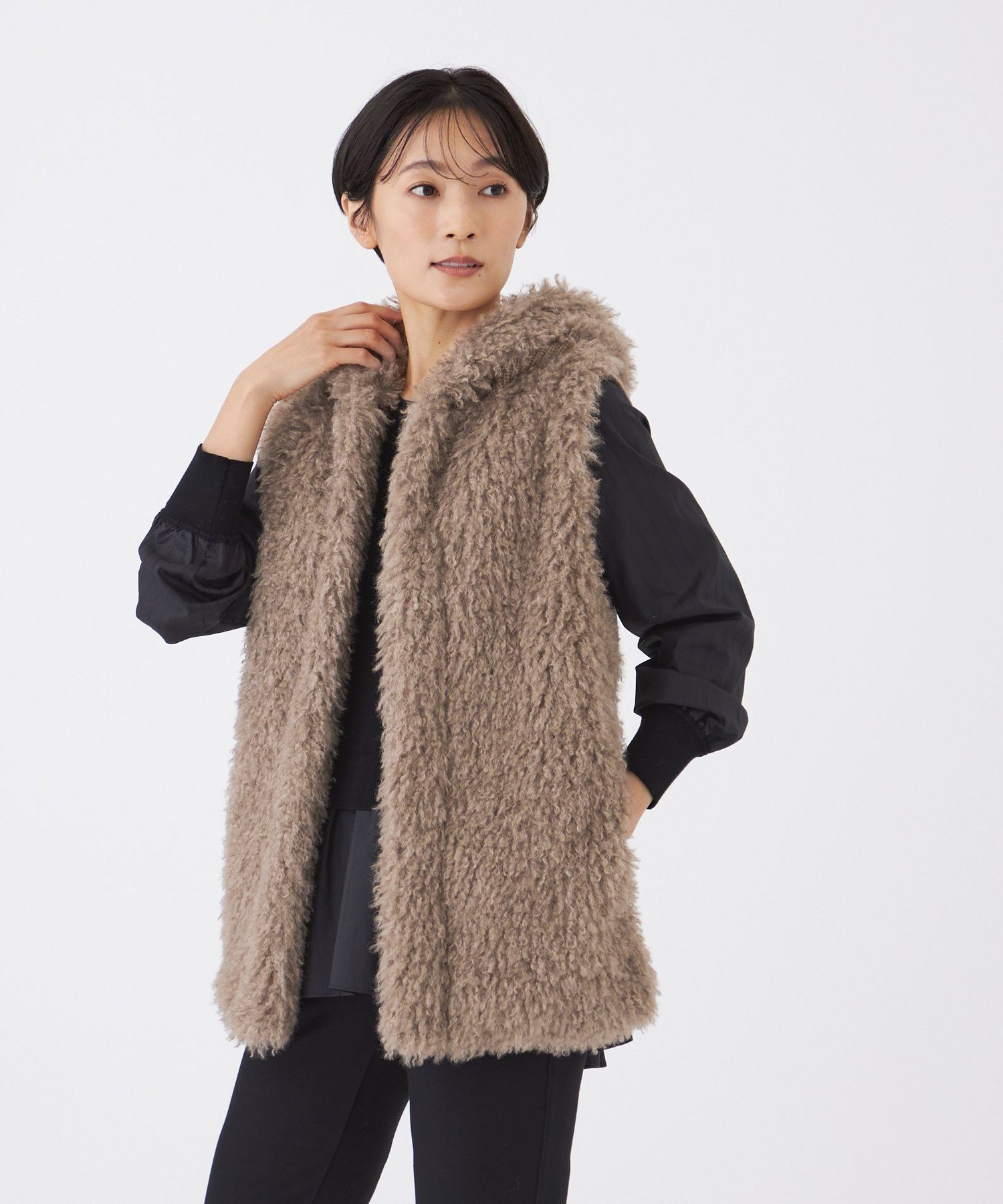 EVEX by KRIZIA 【カタログ掲載】ニットコンビエコファージレ エヴェックス バイ クリツィア トップス ..