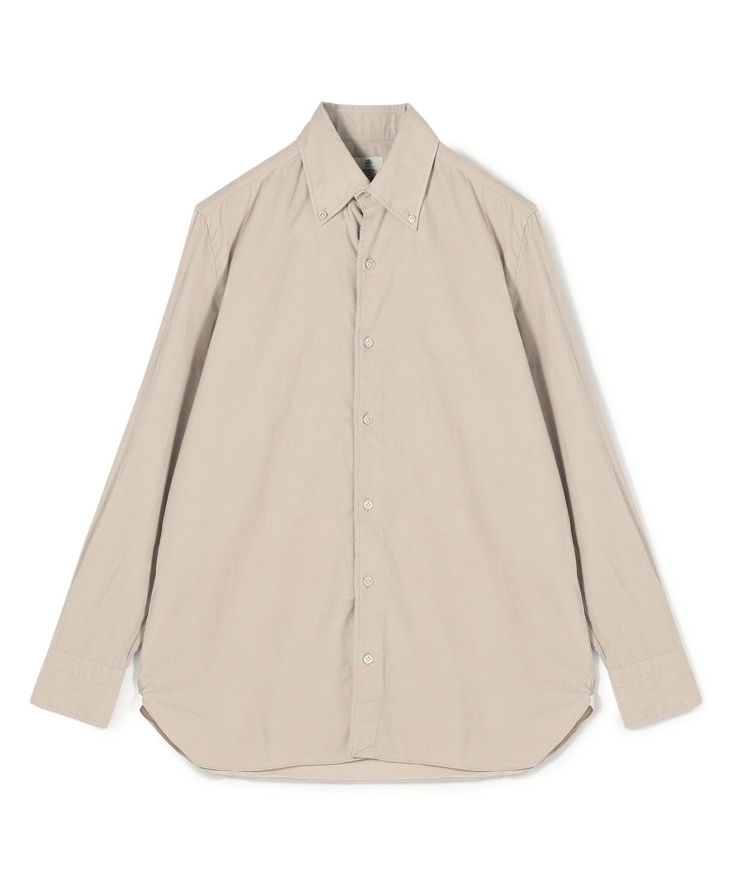 【SALE／50%OFF】TOMORROWLAND MEN 【別注】LUIGI BORRELLI GABLE コットンコーデュロイ ボタンダウンシャツ トゥモローランド トップス シャツ・ブラウス ベージュ【送料無料】