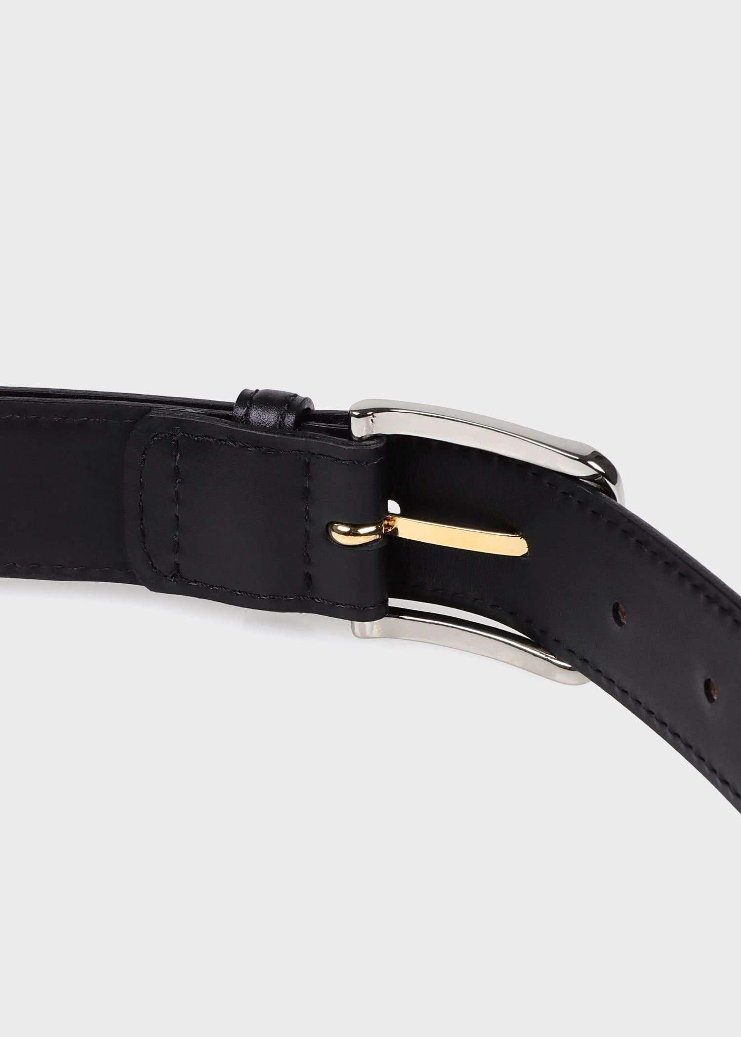 Paul Smith "Classic Logo Emboss" レザーベルト ポール・スミス ファッション雑貨 ベルト ブラック【送料無料】