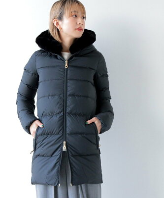 Ray BEAMS DUVETICA / CARYSDUE▲ ビームス ウイメン ジャケット・アウター その他のジャケット・アウター ブラック【送料無料】