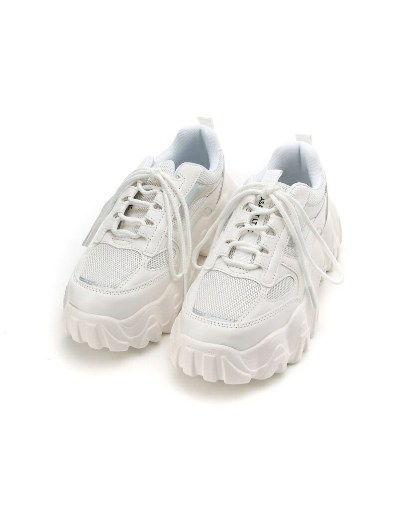 【SALE／35%OFF】Lovetoxic ボリュームソールスニーカー ナルミヤオンライン シューズ・靴 スニーカー ホワイト ブラックのサムネイル