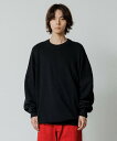 【SALE／40%OFF】ADAM ET ROPE' HOMME 【WEB限定】ルーズシルエット ミラノリブ モックネック ニットプルオーバー / ユニセックス アダムエロペ トップス ニット ブラック ブルー オレンジ【送料無料】