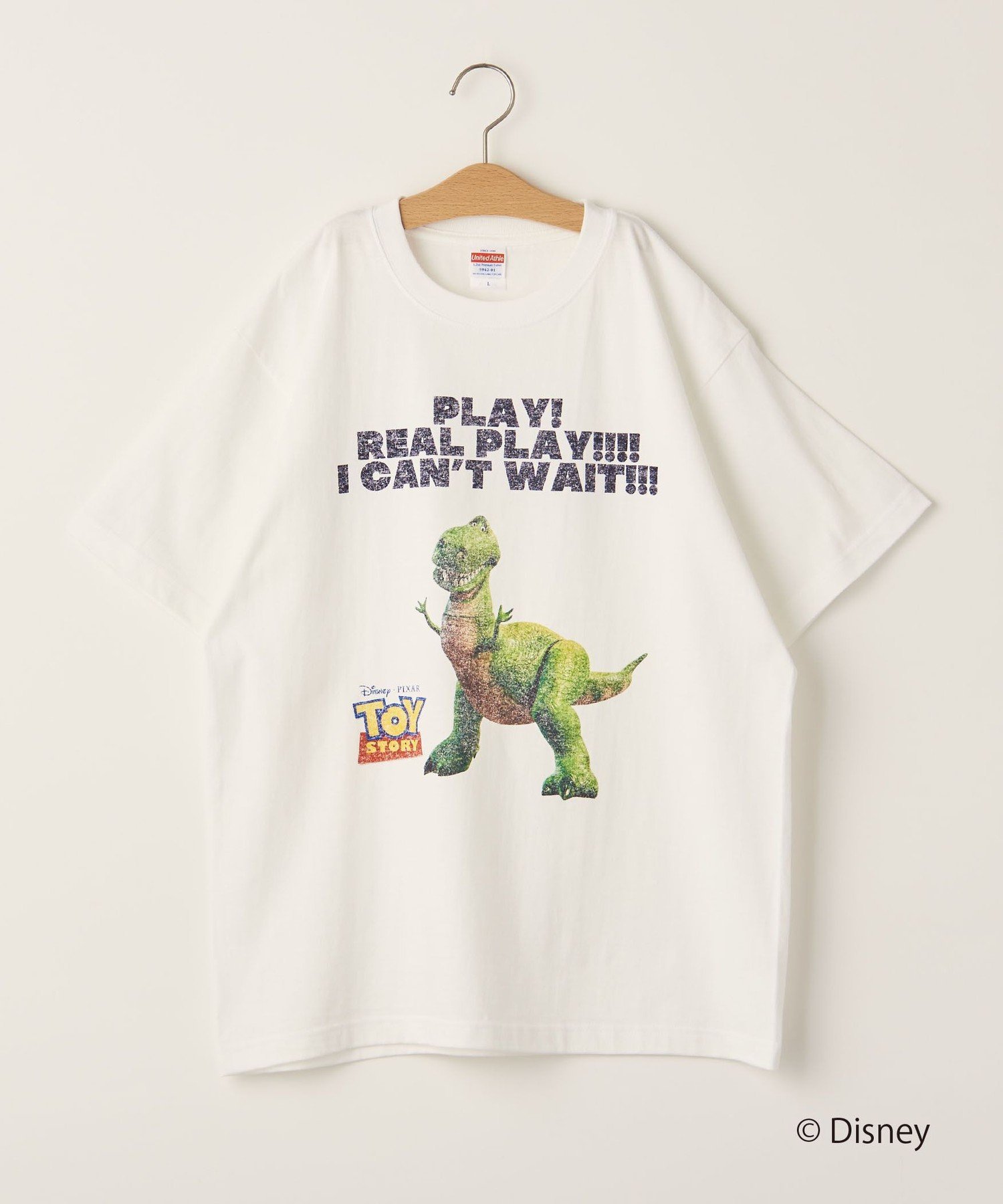 【SALE／40 OFF】BEAUTY YOUTH UNITED ARROWS ＜info. BEAUTY YOUTH限定 TOY STORY COLLECTION＞ REX Tシャツ ユナイテッドアローズ アウトレット トップス カットソー Tシャツ ホワイト ネイビー