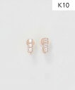 Phoebe 【K10RG】ストーンバーイヤリング ジュエルアディクト アクセサリー・腕時計 イヤリング・イヤーカフ ゴールド【送料無料】