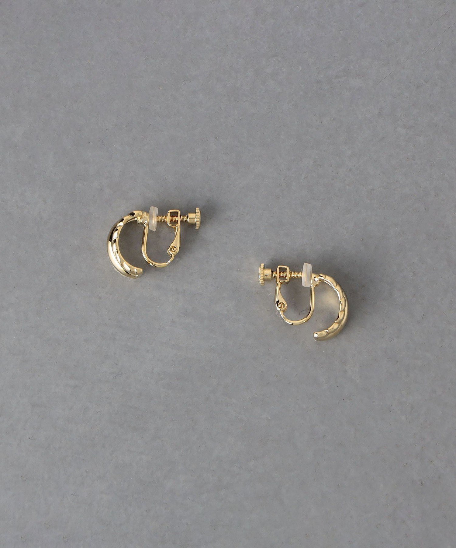 【SALE/40%OFF】UNITED ARROWS ダブル Cシェイプ イヤリング ユナイテッドアローズ アウトレット アクセサリー・腕時計 イヤリング・イヤーカフ ゴールド シルバー【送料無料】