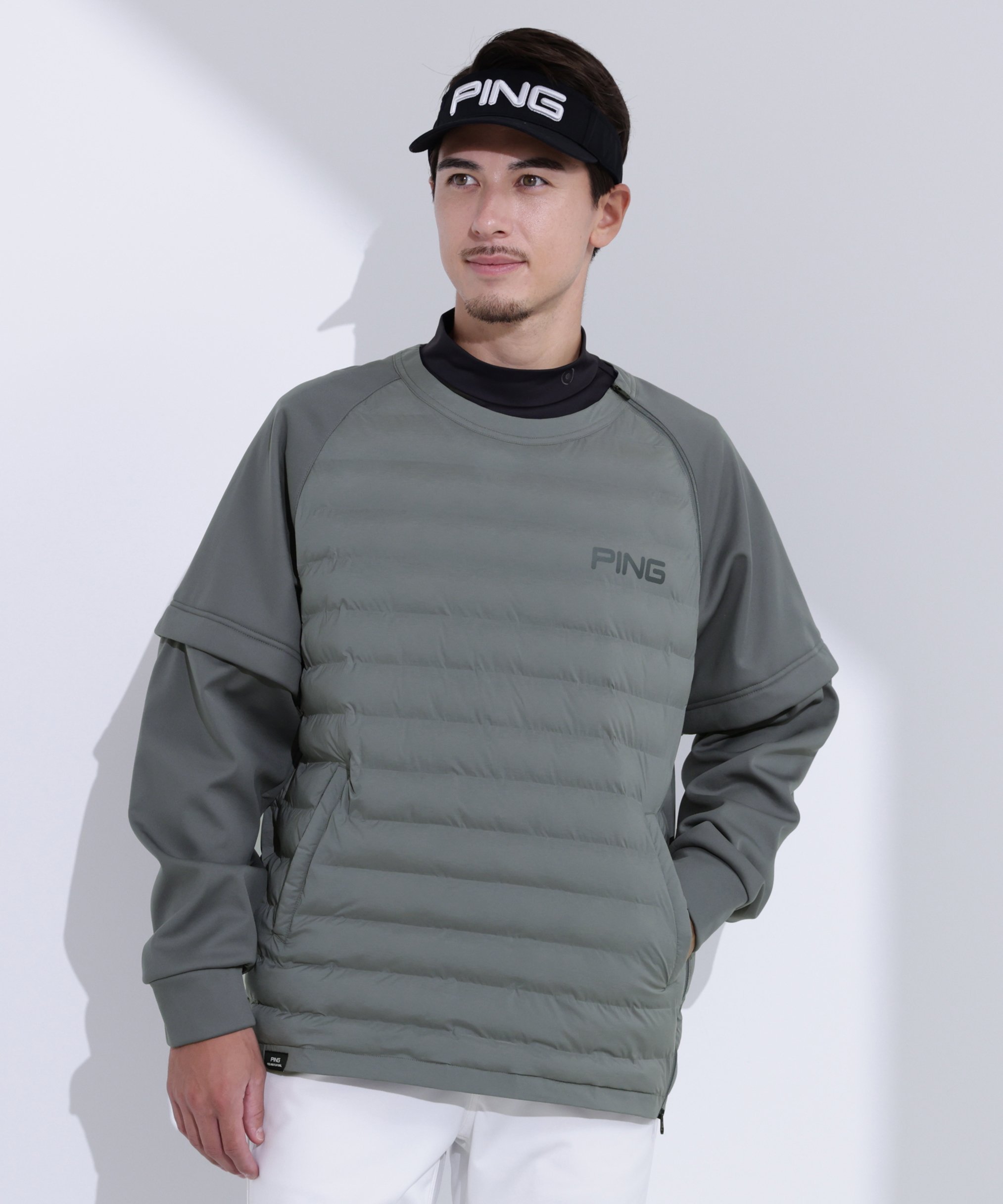 PING APPAREL 2WAYハイブリッド中綿スニードブルゾン ＜PERFORMANCE＞ (MENS) ピン アパレル ジャケッ..